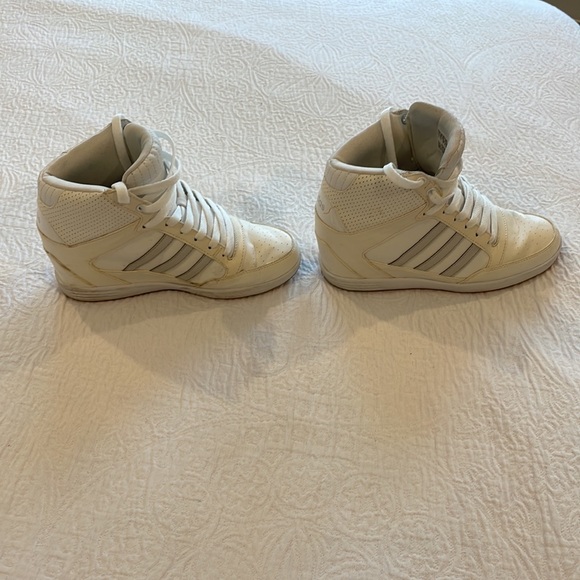 Adidas Neo white wedge high top sneaker - Picture 4 of 6